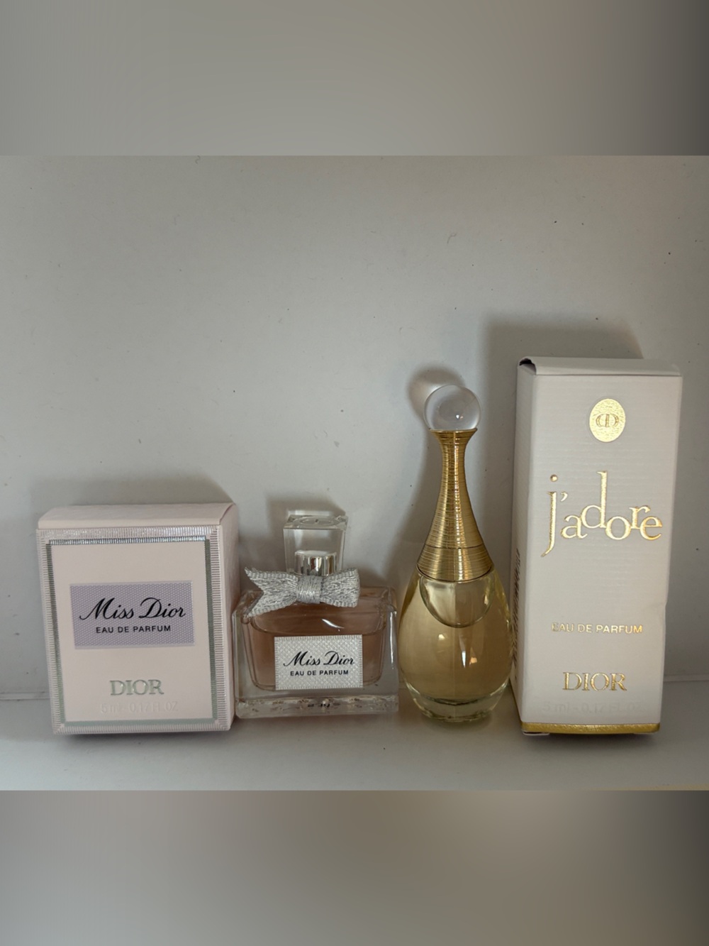 DIOR Miss Dior EDP and Jadore EDP MINIES NIB